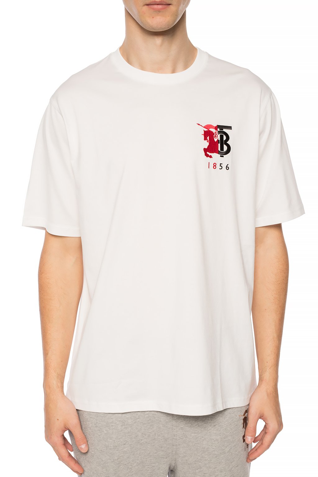 White Logo T-shirt Burberry - Vitkac TW